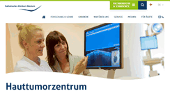 Desktop Screenshot of hauttumorzentrum-bochum.de